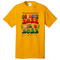 Goodbye 2022 Hello 2023 Happy New Year Christmas Xmas Groovy Basic T-shirt | Artistshot