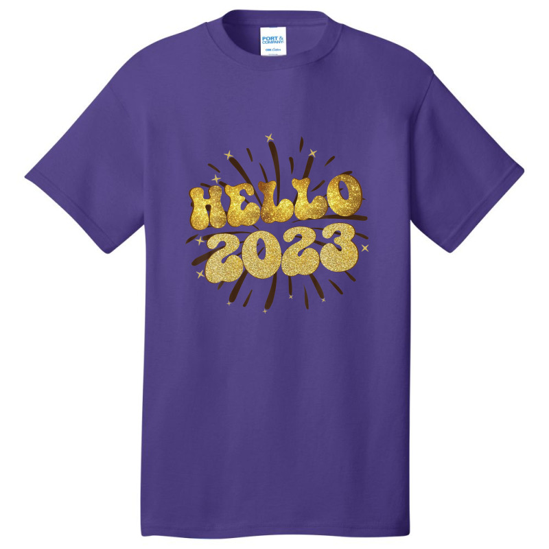 Goodbye 2022 Hello 2023 Happy New Year Funny Christmas Xmas Basic T-shirt | Artistshot