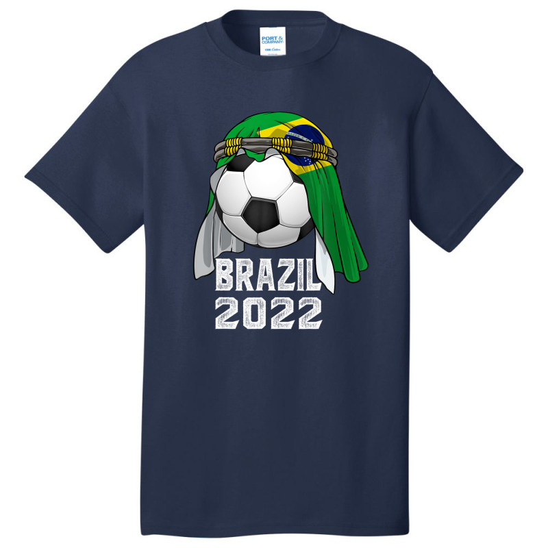 Brasil Brazilian Outfit Design Jersey Apparel Basic T-shirt by pusadalesyuki | Artistshot