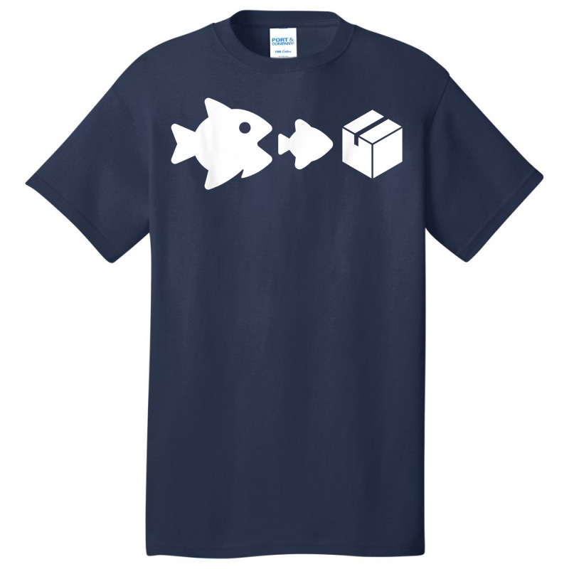 Big Fish Little Fish Cardboard Box Raver Clubbing Dj Music T Shirt Basic T-shirt by alicakarste3vs | Artistshot