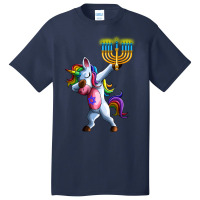 Jewnicorn Jewish Unicorn Cute Hanukkah Chanukkah Gift Basic T-shirt | Artistshot