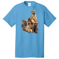 Lettertrunk Meerkat Family In The Kalahari Desert Basic T-shirt | Artistshot