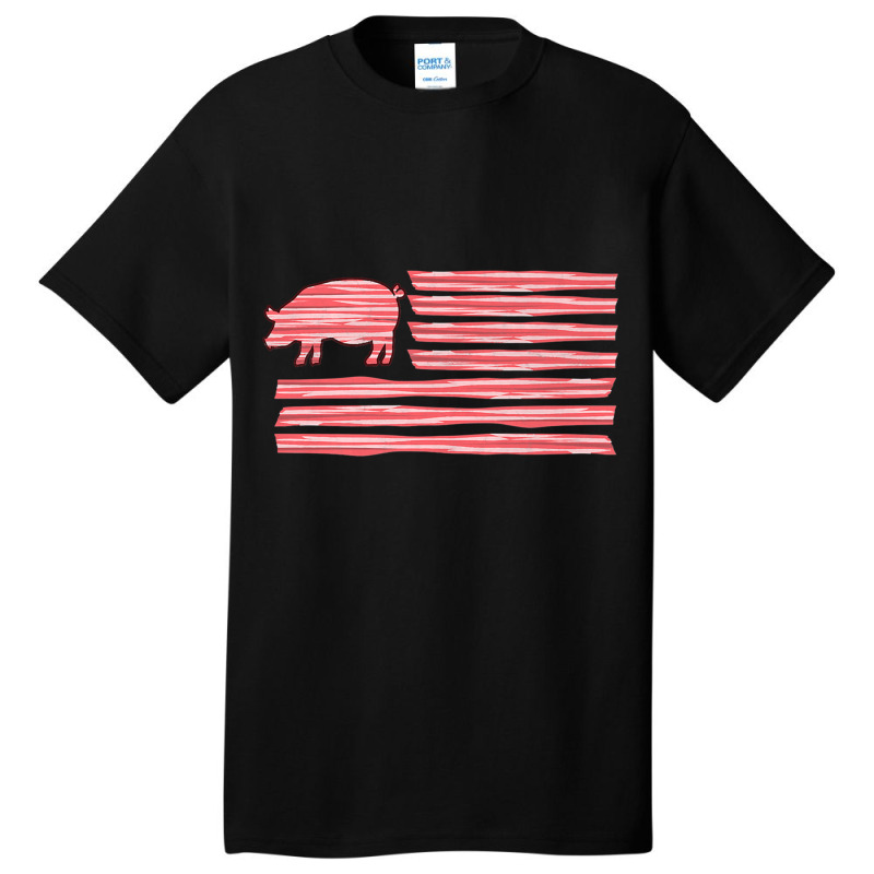 Sweet Salted Smoke Meaty Pig Flag Artwork Bacon Premium Basic T-shirt | Artistshot