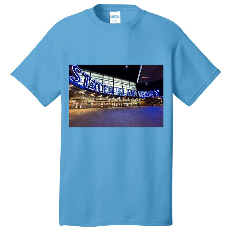 Staten Island Ferry Basic T-shirt by greggjvandervor | Artistshot