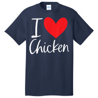 I Love Chicken Heart Latin Food Burrito Taco Enchiladas T Shirt Basic T-shirt | Artistshot