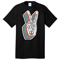 Peace Works Basic T-shirt | Artistshot