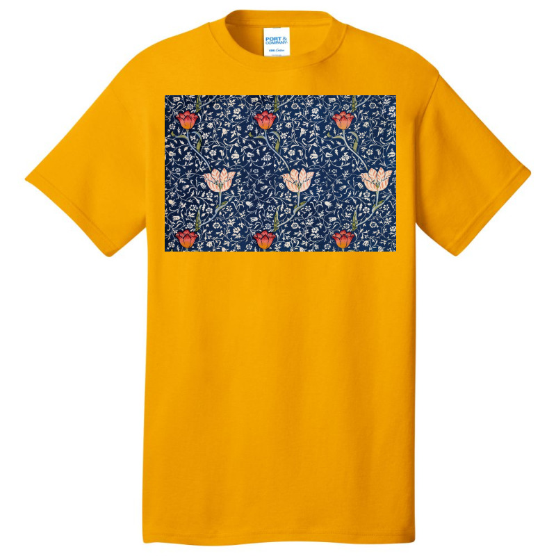 Flowers Pattern Basic T-shirt by ElaineABernard | Artistshot