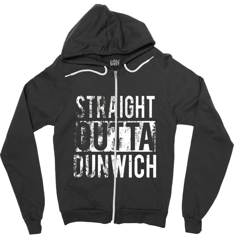 Straight Outta Dunwich Zipper Hoodie | Artistshot