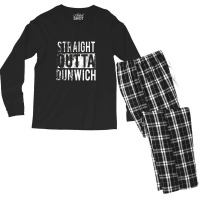 Straight Outta Dunwich Men's Long Sleeve Pajama Set | Artistshot