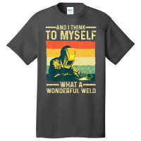 Funny Vintage Welding Dad Blacksmith Worker Basic T-shirt | Artistshot