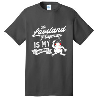 The Loveland Frogman Is My Valentine Cute Valentines Day Cryptid Basic T-shirt | Artistshot