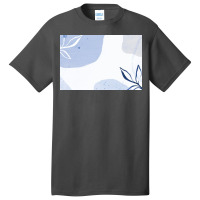 Patterned Blue Background Basic T-shirt | Artistshot