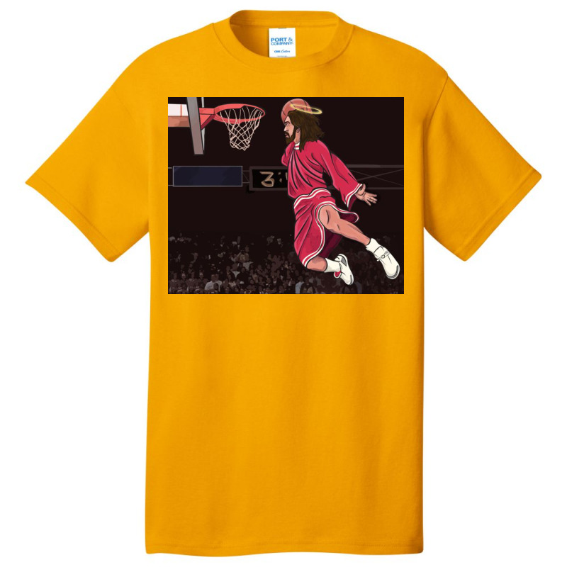 Could Jesus Ball Poster Basic T-shirt | Artistshot