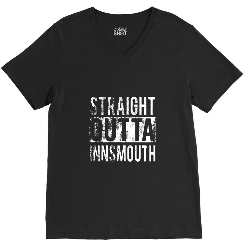 Straight Outta Innsmouth V-neck Tee | Artistshot