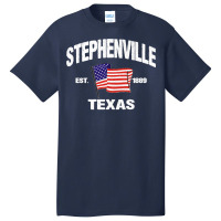 Stephenville Texas Tx Usa Stars & Stripes Vintage Style Premium Basic T-shirt | Artistshot