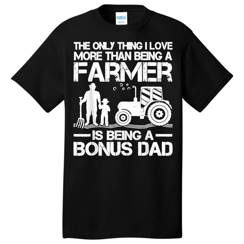 Funny Farming Tractor Retro Farmer Bonus Dad Father's Day Basic T-shirt | Artistshot