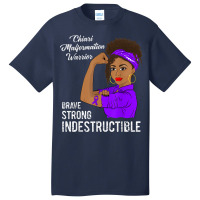 Chiari Malformation Warrior Indestructible Awareness Gift Basic T-shirt | Artistshot