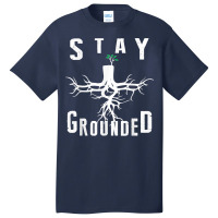 Electrician Journeyman Lineman Stay Grounded Design Basic T-shirt | Artistshot