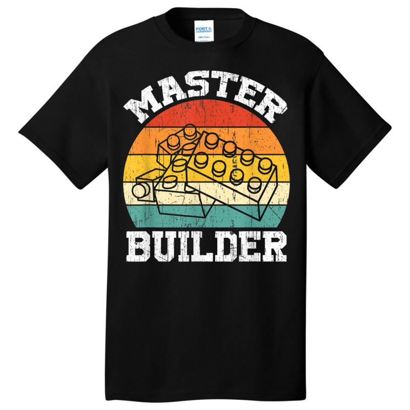 Master Builder Kids Building Blocks Brick Toy Master Builder 1 Basic T-shirt | Artistshot