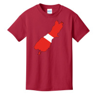 South Island Diver Down Flag Basic Youth T-shirt | Artistshot