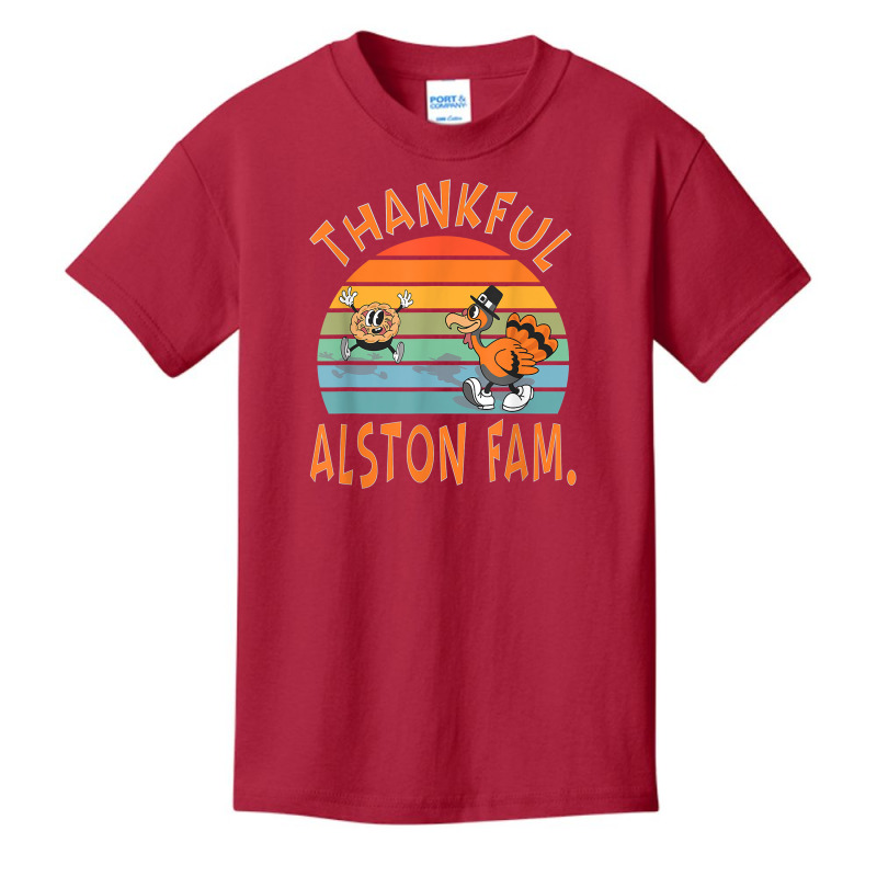 Alston Family Funny Thanksgiving Reunion Party T Shirt Basic Youth T-shirt by j83tytler | Artistshot