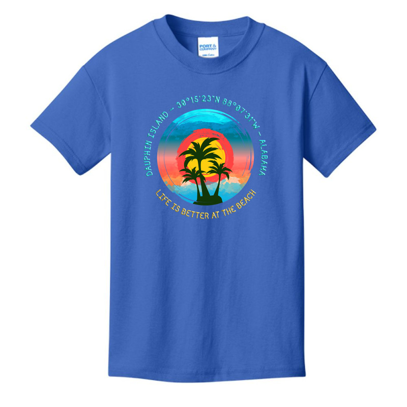 American Beaches - Dauphin Island, Alabama Basic Youth T-shirt by poppyallen | Artistshot