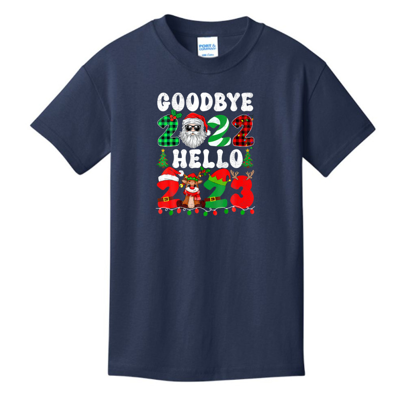 Goodbye 2022 Hello 2023 Merry Christmas Happy New Year 2023 Basic Youth T-shirt by mowrygalibal | Artistshot