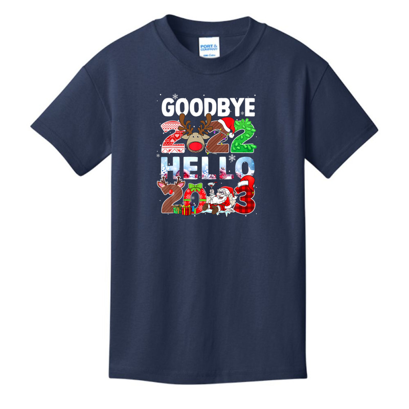 Goodbye 2022 Hello 2023 Cute Christmas Tee Basic Youth T-shirt | Artistshot