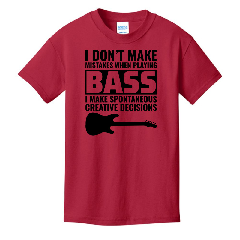 Bass Guitar Player Music Musician Bassist Funny Basic Youth T-shirt by Tasteful Tees | Artistshot