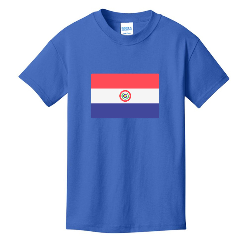 Flag Of Paraguay Basic Youth T-shirt by Pannell Quintero | Artistshot