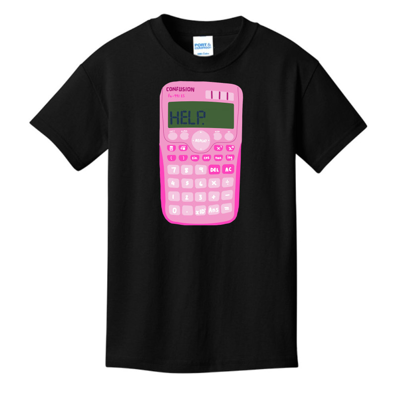 Help Calculator. Basic Youth T-shirt by Jerhogen528 | Artistshot