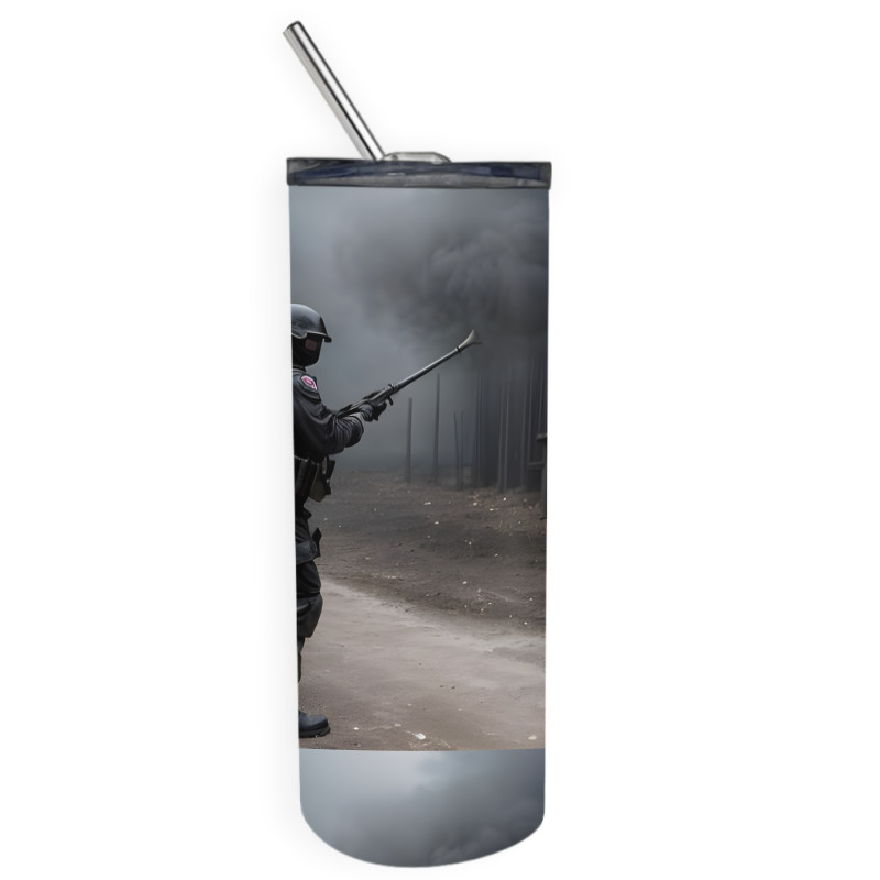 Last Soldier Skinny Tumbler | Artistshot