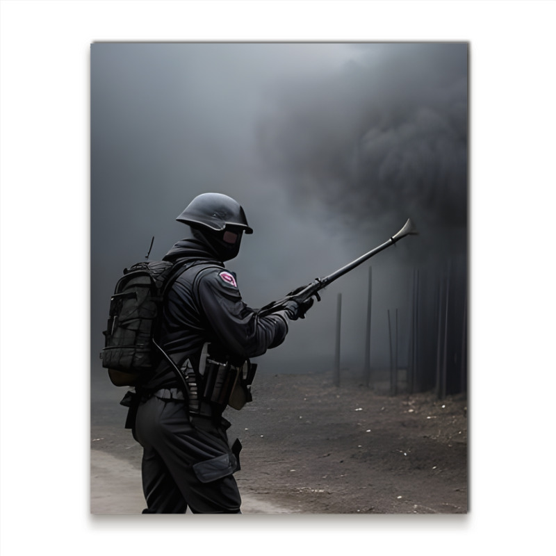 Last Soldier Metal Print Vertical | Artistshot