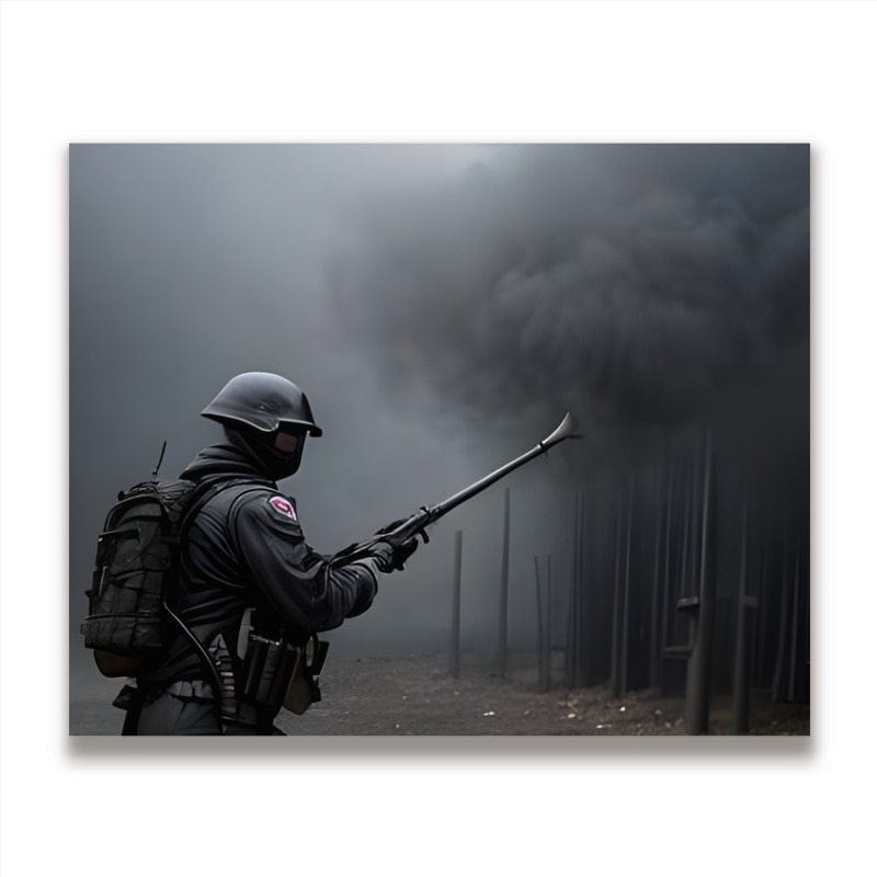 Last Soldier Metal Print Horizontal | Artistshot