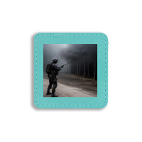 Last Soldier Square Leatherette Patch | Artistshot