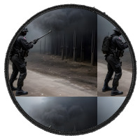 Last Soldier Round Patch | Artistshot