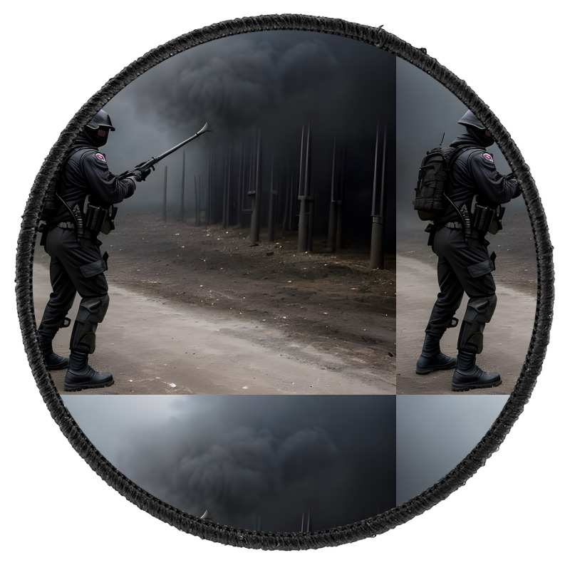 Last Soldier Round Patch | Artistshot