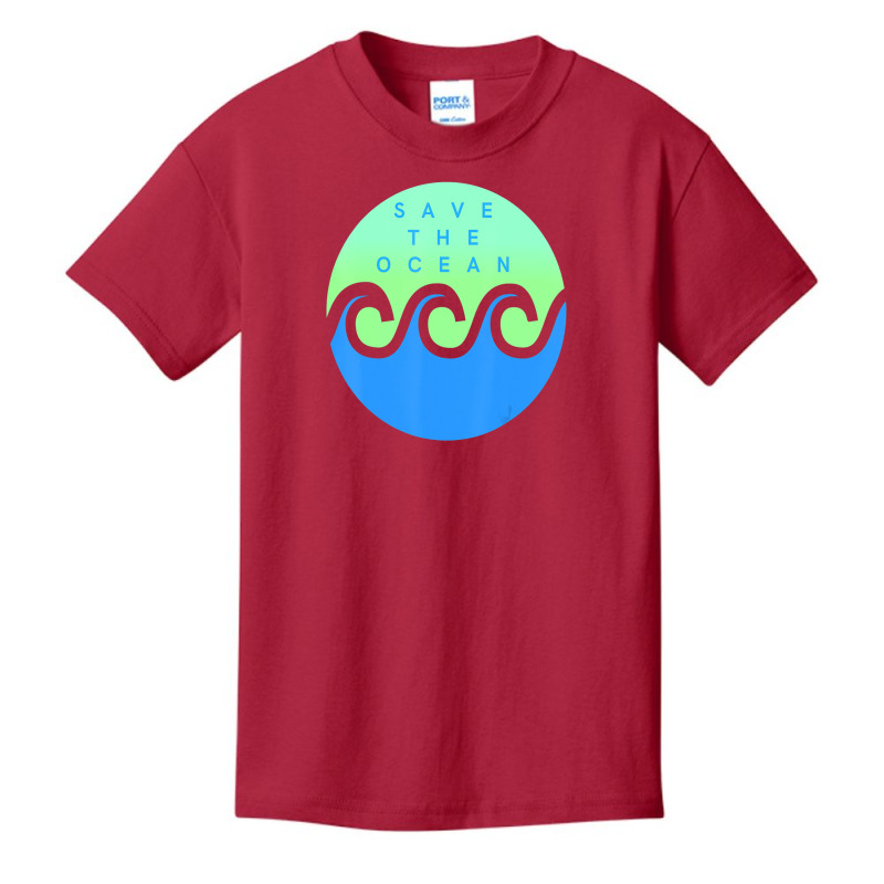 Save The Ocean Stop The Pollution Of Our Waters Basic Youth T-shirt | Artistshot