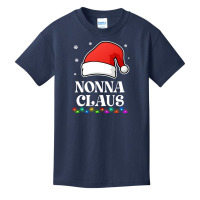 Nonna Claus Christmas Funny Family Matching Pajamas Basic Youth T-shirt | Artistshot