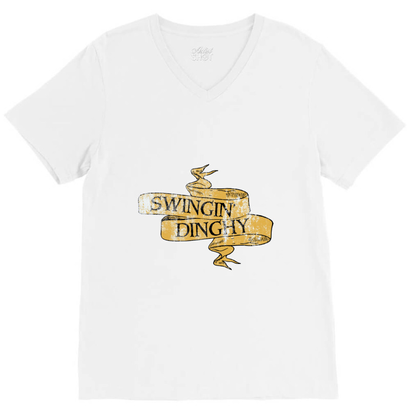 Swingin' Dinghy From Hail Caesar,  Hail Caesar V-neck Tee | Artistshot