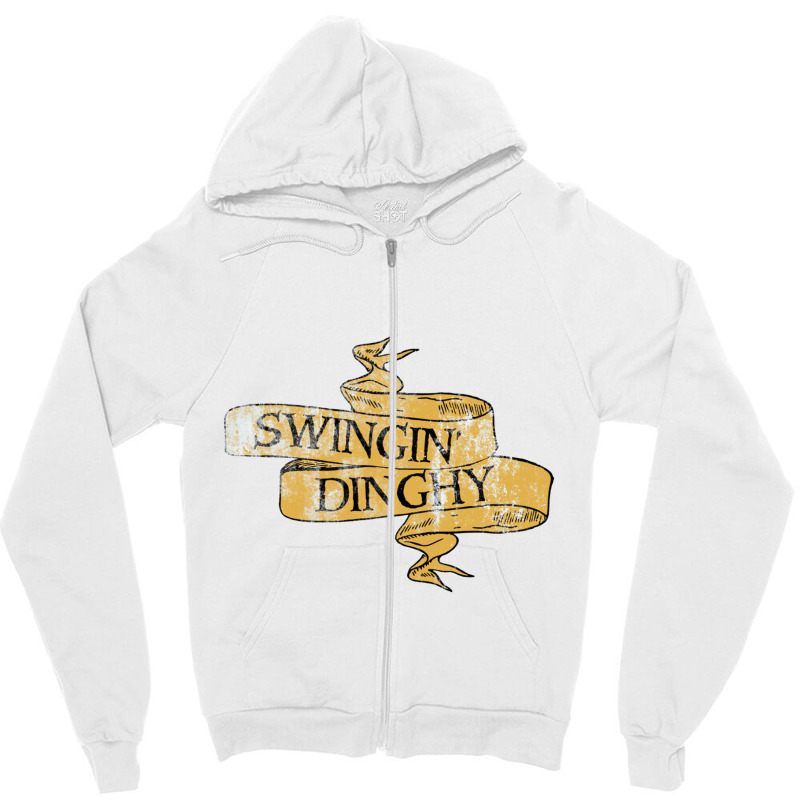 Swingin' Dinghy From Hail Caesar,  Hail Caesar Zipper Hoodie | Artistshot