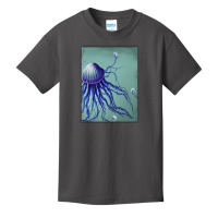 Jellyfish Artwork Digitalart Basic Youth T-shirt | Artistshot