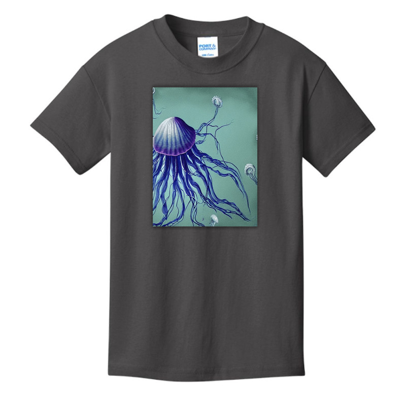 Jellyfish Artwork Digitalart Basic Youth T-shirt | Artistshot