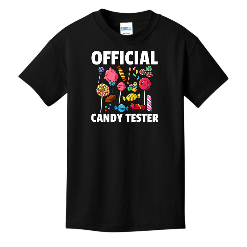 Candy Tester Lollipop Sweets Gift Halloween Kids Basic Youth T-shirt by Aliceartist | Artistshot