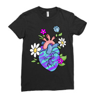 Flower Heart Spring Ladies Fitted T-shirt | Artistshot