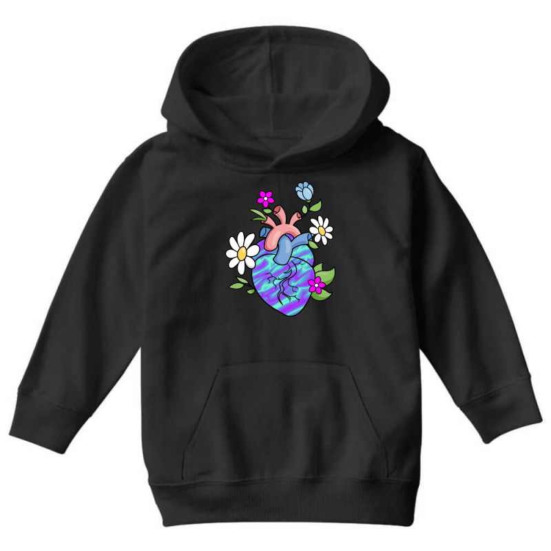 Flower Heart Spring Youth Hoodie | Artistshot