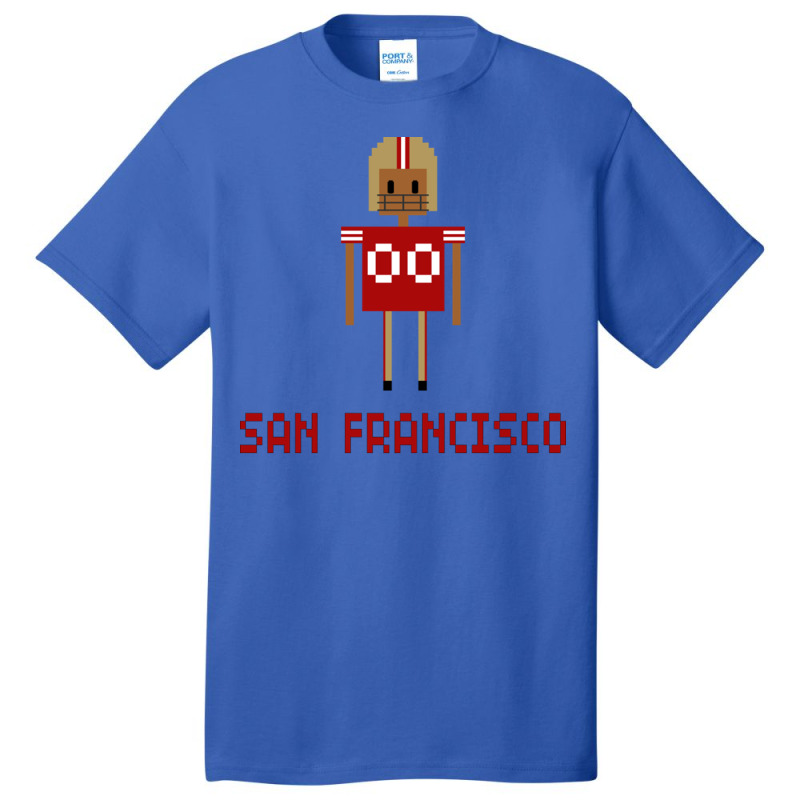 Retro San Francisco Fan 8 Bits Variation Basic T-shirt by StarActon | Artistshot