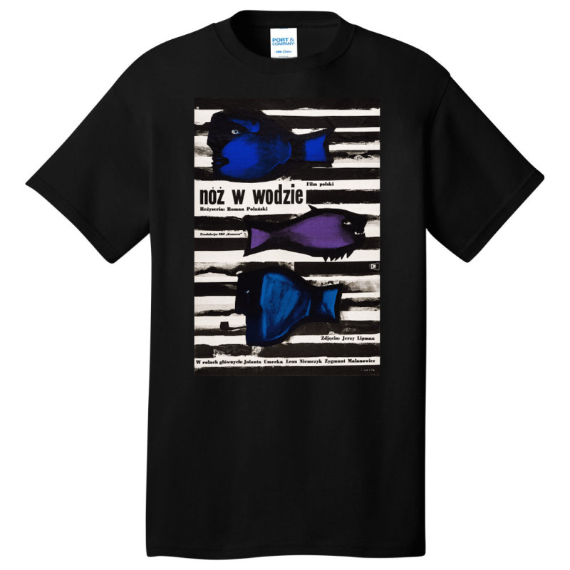 Knife In The Water Noz W Wodzie Polish Poster Of The 1962 Cult Polish  Basic T-shirt by MabellaPennachio | Artistshot