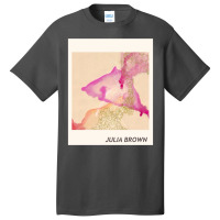 Julia Brown Watercolor Basic T-shirt | Artistshot