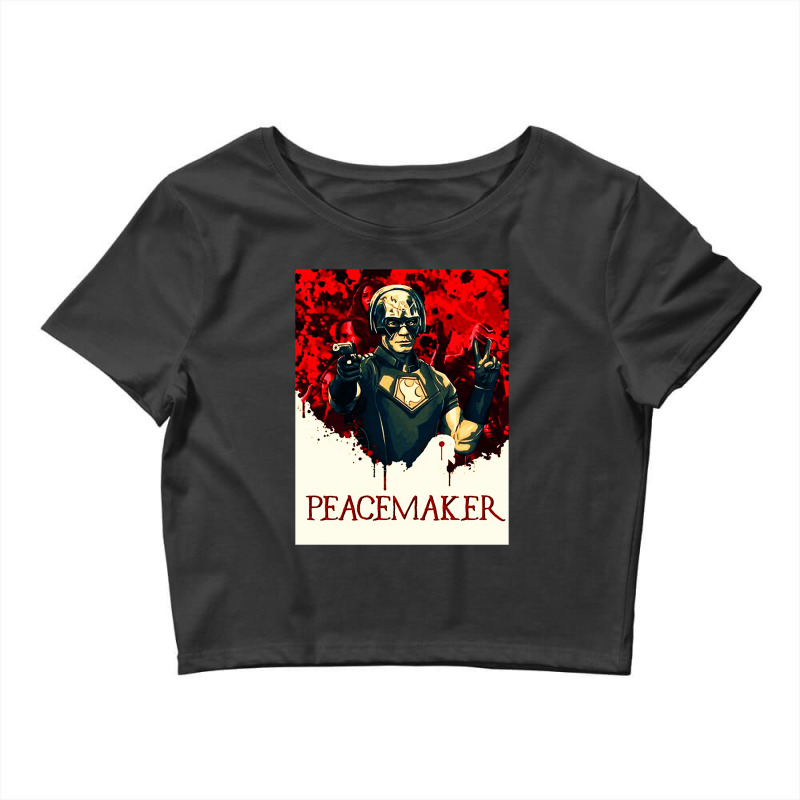 Vigilante Peacemaker Quotes Crop Top | Artistshot